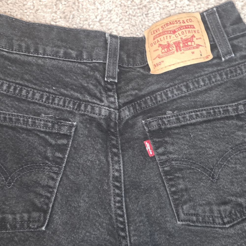 Levi's Relaxed Fit Tapered Leg Jeans - Black